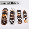 20Pcs Resin Tri-Glide Adjuster Buckles FIND-GF0008-12E-5