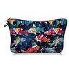 Fish Print Polyester Cosmetic Zipper Pouches PW-WGE743B-02-1