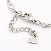 Tarnish Resistant 316 Surgical Stainless Steel Dragonfly Charms Bracelets X-BJEW-J107-40-3