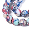 Assembled Synthetic Turquoise and Trochus Shell Beads Strands G-N369-02D-02-3