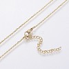 304 Stainless Steel Chain Necklaces NJEW-O108-34G-4