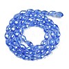 Transparent Electroplate Glass Beads Strands EGLA-N013-T8mm-B10-2