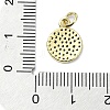 Brass Micro Pave Colorful Cubic Zirconia Pendant KK-H475-05G-3