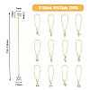 12 Constellation Alloy Rhinestone Cup Handle Pendant Decorations HJEW-AB00451-2
