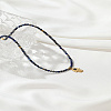 Natural Lapis Lazuli Beaded Necklace YU5280-3