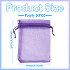50Pcs Organza Bags Jewellery Storage Pouches Wedding Favour Party Mesh Drawstring Gift OP-TA0001-16A-3
