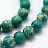 Synthetic Imperial Jasper Beads Strands G-I199-35-6mm-4