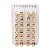 201 Stainless Steel Wide Huggie Hoop Earrings EJEW-D354-14G-4
