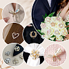 10Pcs 10 Styles Alloy Rhinestone Brooches JEWB-PH0001-39-4