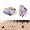 Glass Rhinestone Cabochons RGLA-L029-11B-BBLA-3