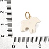Printed 304 Stainless Steel Charms SA-CBA59B8-02C-G-3