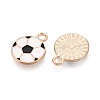 Alloy & Enamel Pendants ENAM-T021-71G-2