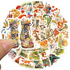 50Pcs Fairy Tale world Animals PVC Self-Adhesive Stickers PW-WG2199C-01-3