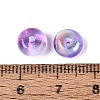 Baking Paint Electroplate Transparent Glass Beads EGLA-Q141-01B-A02-3
