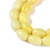 Natural Yellow Jade Beads Strands G-K362-I10-05-4