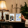 Word I Love You To The Moon Wood Picture Frames Box AJEW-FG0004-02C-6