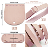 1 Set Handmade PU Leather Crochet Shoulder Bag Accessories Kits PURS-CL0001-37B-2