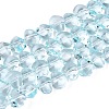 Baking Paint Transparent Glass Beads Strands GLAA-Q109-01A-01-1