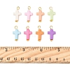 100Pcs Acrylic Pendant PALLOY-FS00039-03-5