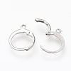 Tarnish Resistant 304 Stainless Steel Leverback Earring Findings STAS-S073-01-3