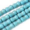 Dyed Synthetic Turquoise Beads Strands G-B147-A02-1