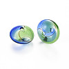 Transparent Handmade Blown Glass Globe Beads GLAA-T012-34-2