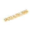 Brass Pendants KK-C162-054A-01G-2
