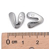 Letter Slider Beads for Watch Band Bracelet Making LS-ALRI-O012-V-NR-3