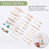 Zinc Alloy Hair Bobby Pins PHAR-SP0001-06-2