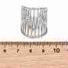 304 Stainless Steel Cuff Rings Ring Components SA-CBA098D-01P-A-3