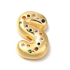 Brass Cubic Zirconia Pendants KK-M295-13G-S-1