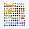 Flat Back Glass Cabochons GGLA-R023-10mm-01-1