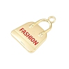 Alloy Enamel Pendants PALLOY-P315-01G-2