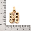 Brass Micro Pave Cubic Zirconia Pendants KK-C076-29H-G02-3