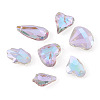 70Pcs 7 Style Electroplate Faceted Glass Pendants EGLA-TA0001-11-4