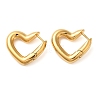 Real 18K Gold Plated 304 Stainless Stee Hoop Earrings EJEW-U009-02G-10-1