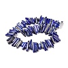 Natural Lapis Lazuli Chip Beads Strands X-G416-A13-2