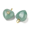 Natural Green Aventurine Pendants G-B180-03G-10-2