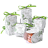 Flower Printed Paper Candy Boxes with Ribbon CON-WH0089-270A-1