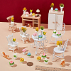 5 Styles Resin Plant Mini Model RESI-AR0001-54-8