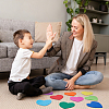 81Pcs 9 Colors Heart Shape Markers Carpet Markers DIY-FH0010-74-5