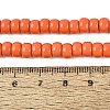 Opaque Glass Beads Strands GLAA-NH0002-B01-C05-4