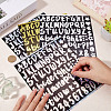 3 Colors PVC Self-Adhesive Label Stickers DIY-CP0011-35B-3