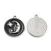 Alloy Enamel Pendants FIND-C032-08B-02P-1