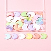 40Pcs UV Plating Opaque Acrylic Beads OACR-FS0002-29-9
