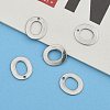 Tarnish Resistant 304 Stainless Steel Letter Charms LS-X-STAS-O072-O-6