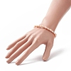 Natural Pearl Beaded Stretch Bracelet for Women BJEW-JB09188-3