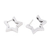Tarnish Resistant 304 Stainless Steel Huggie Hoop Earrings STAS-S103-26P-2