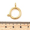 Brass Spring Ring Clasps KK-D407-20G-G-3