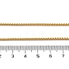 2mm Rack Plating Brass Box Chain Necklaces for Women Men MAK-L044-60G-5